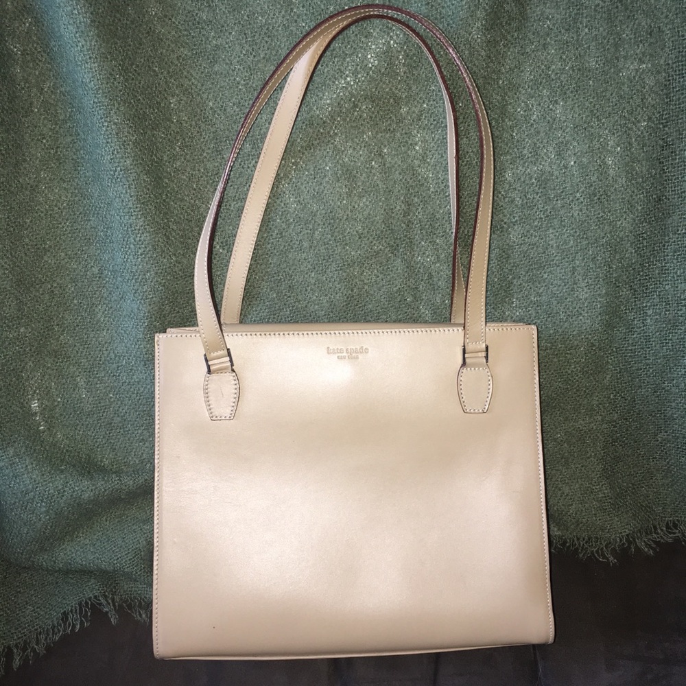 Kate Spade Sam Leather Vintage 90s Bag Camel